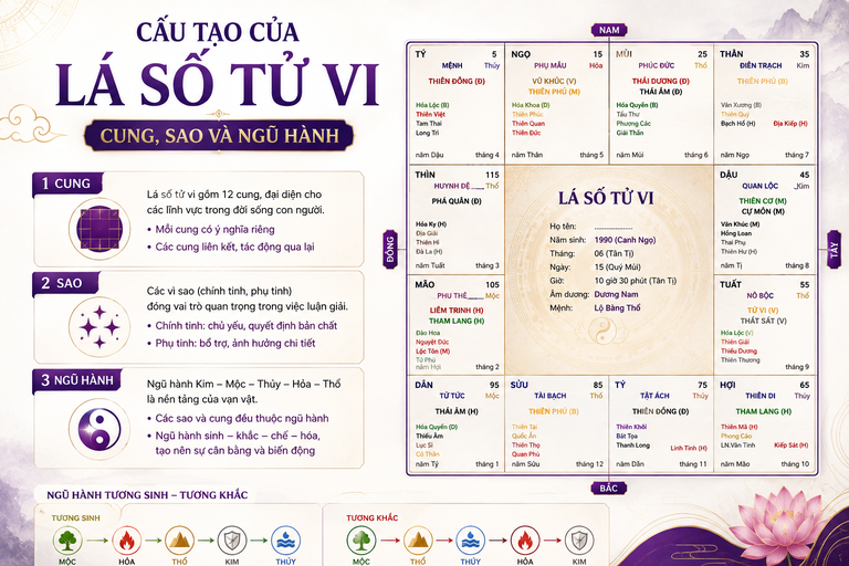 Phương diện luận giải lá số tử vi