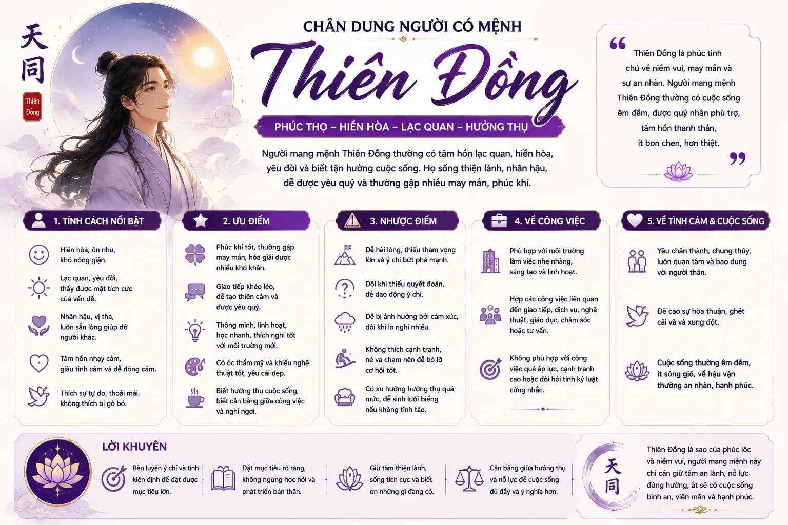chân dung người mệnh thiên đồng