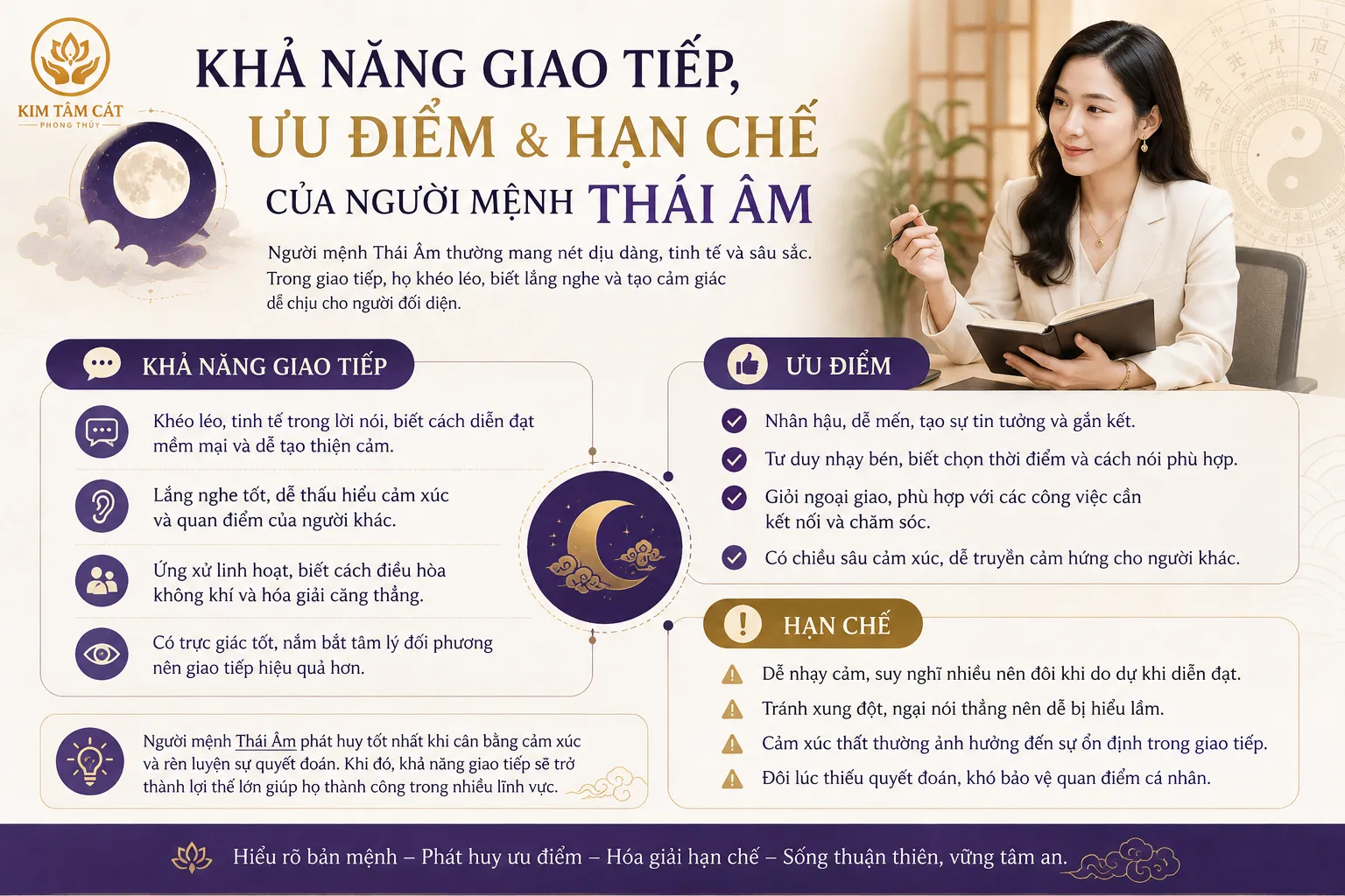 Khả năng giao tiếp của người mệnh thái âm