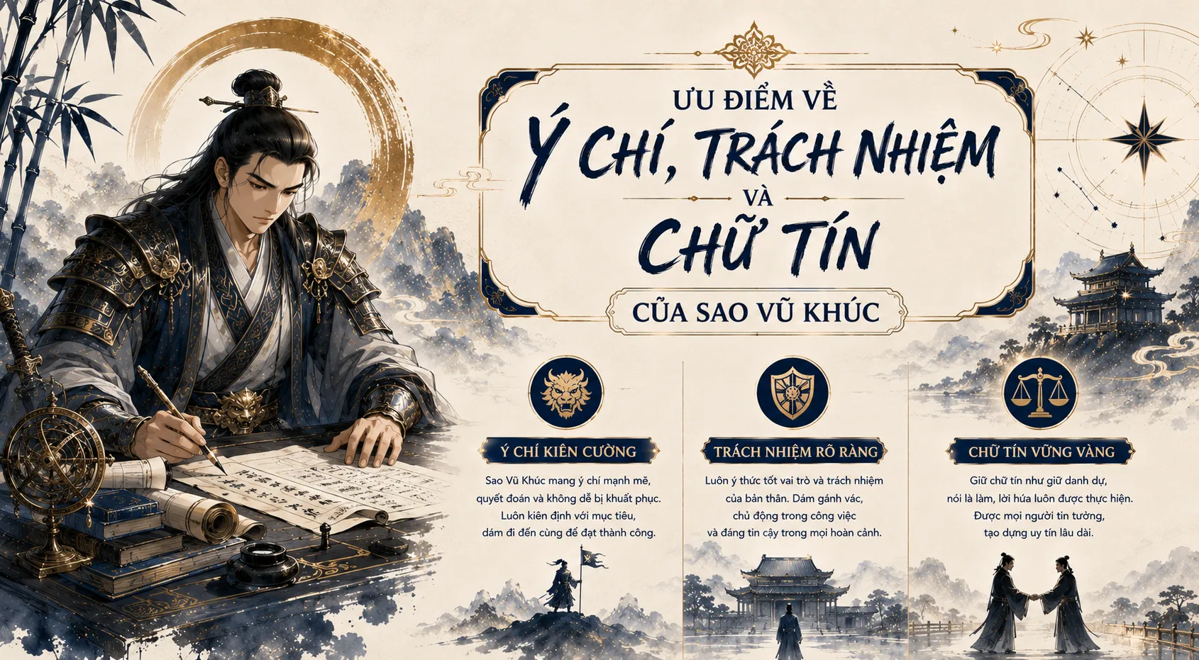 Ưu điểm về chữ tín của mệnh vũ khúc
