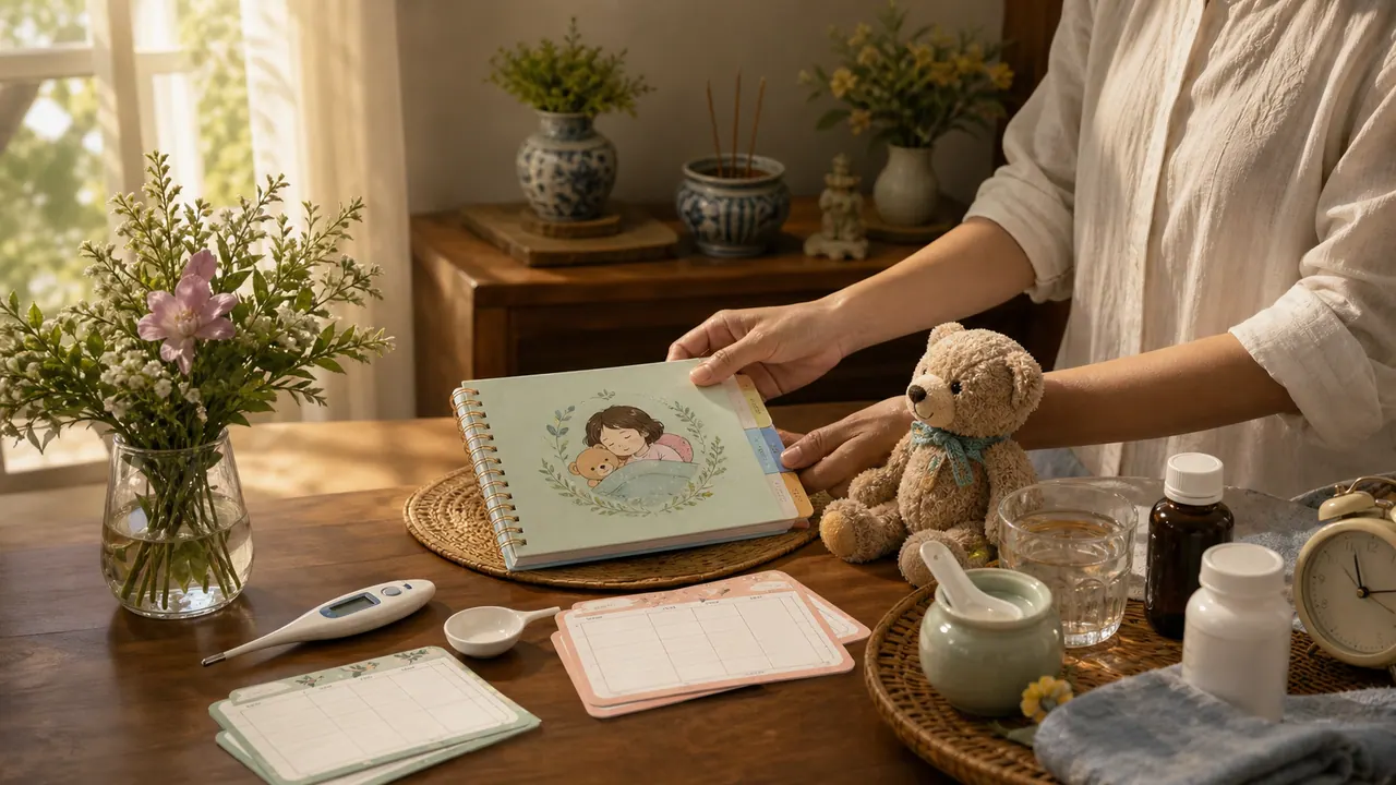 Sơ đồ phân định ranh giới giữa chăm sóc y tế chuyên khoa và nghi lễ cầu an tinh thần cho trẻ nhỏ