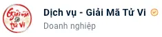 Dịch vụ - Giải Mã Tử Vi trên Zalo OA
