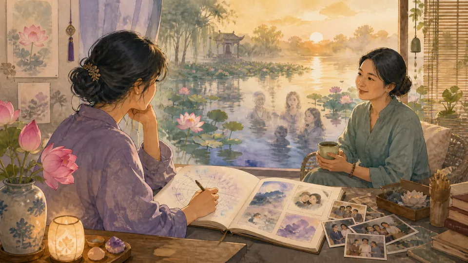 Người đọc dùng Cung Nhà 12 như biểu tượng để quan sát giấc mơ cảm xúc ký ức và tìm sự hỗ trợ