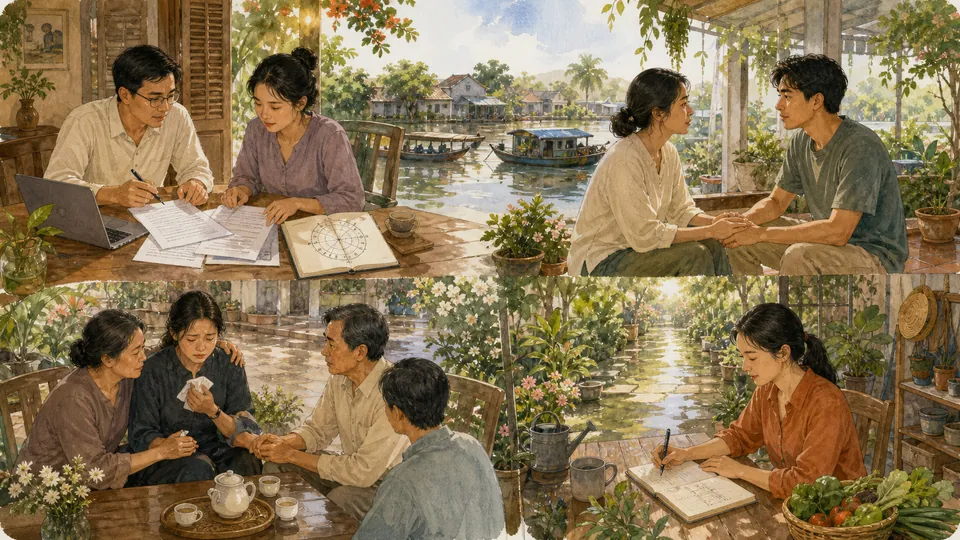 Cung Nhà 8 như biểu tượng suy ngẫm về tài chính chung đồng thuận mất mát và thích nghi