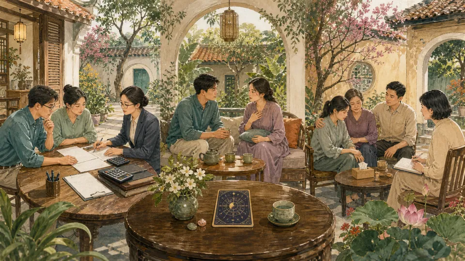 Ba lĩnh vực thực tế gồm tài sản chung tin cậy đồng thuận và hỗ trợ khi chuyển đổi