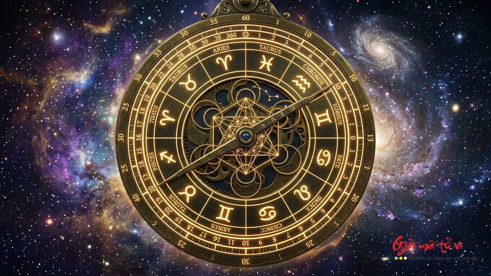 Bảng chu kỳ năm của 12 cung hoàng đạo và 4 cấp độ thời gian Zodiacal Releasing