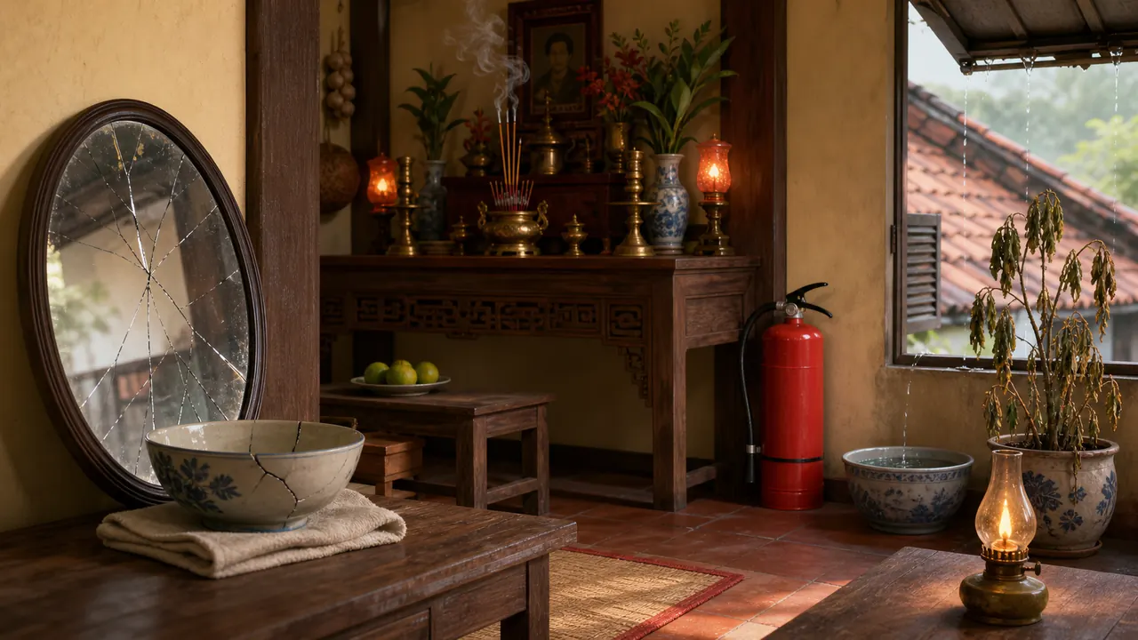 Kiểm tra kỹ thuật đường điện nước và kết cấu vật dụng bảo đảm an toàn sinh hoạt gia đình