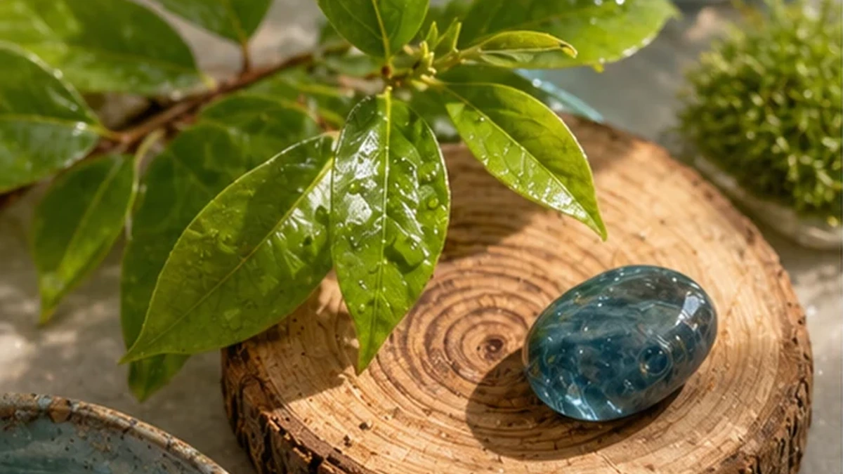 Cây cổ thụ xanh tươi đâm chồi nảy lộc vươn cao đón ánh nắng sớm bên dòng suối trong mát