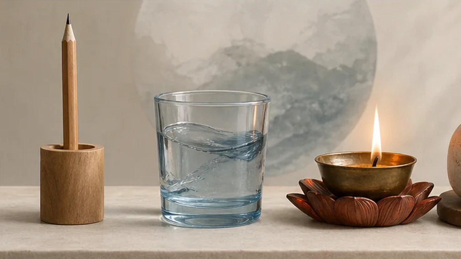 Vòng tròn ngũ hành kết nối với các biểu tượng ngành nghề kỹ thuật, sáng tạo, kinh doanh, dịch vụ và quản trị