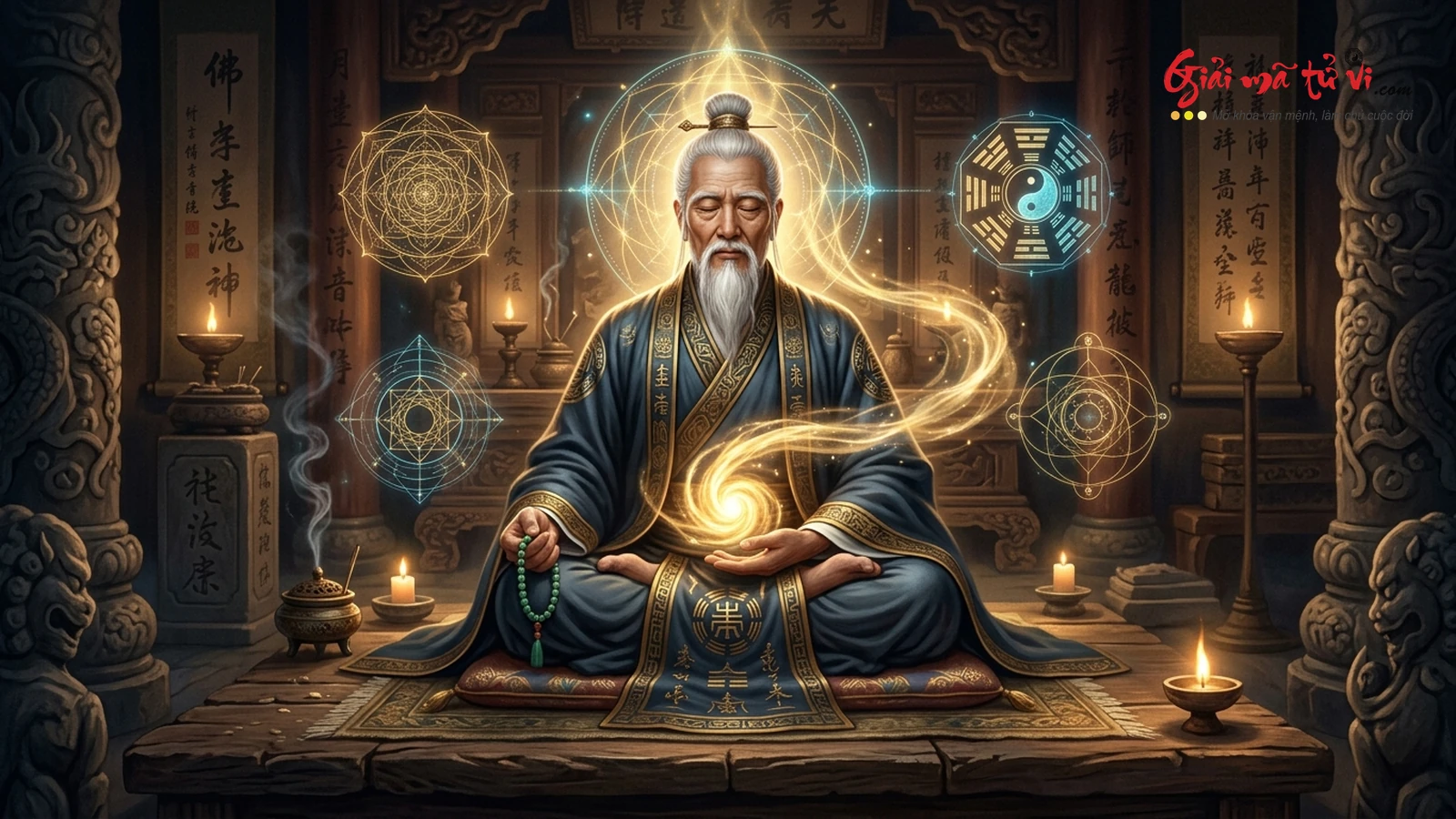 Ẩn Tướng & Mật Tướng Pháp Toàn Thư – Bậc Đạo gia hiền triết phương Đông tĩnh tọa dưỡng khí, đồ hình mật tướng nội liễm huyền bí trong Nhân tướng học Á Đông
