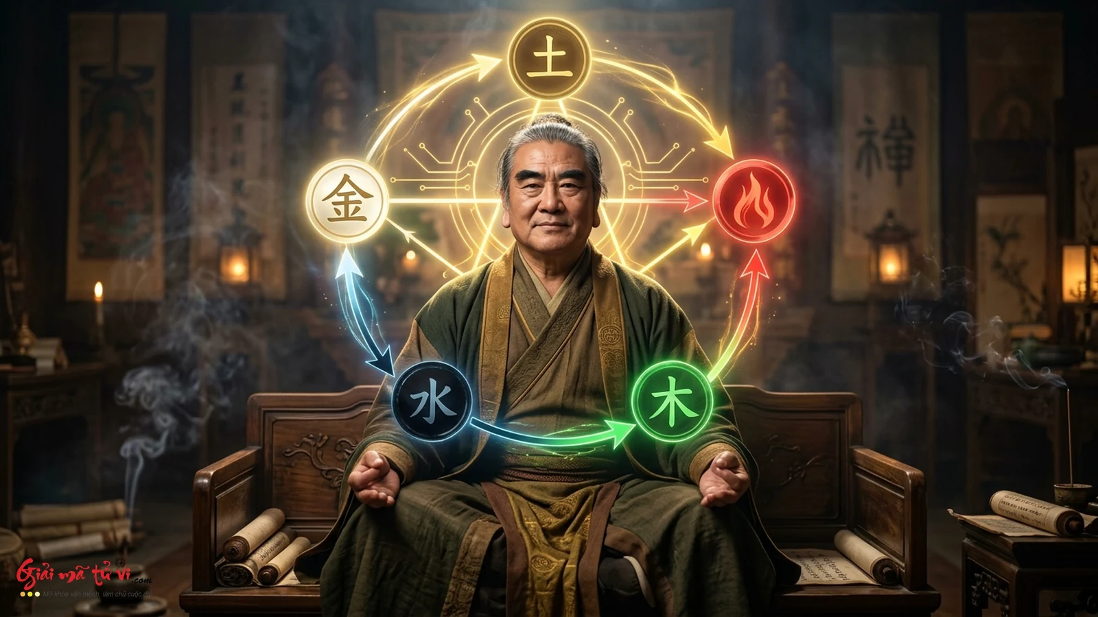 Tướng người hình Thổ đôn hậu và ma trận ngũ hành tương sinh tương khắc trong diện tướng học