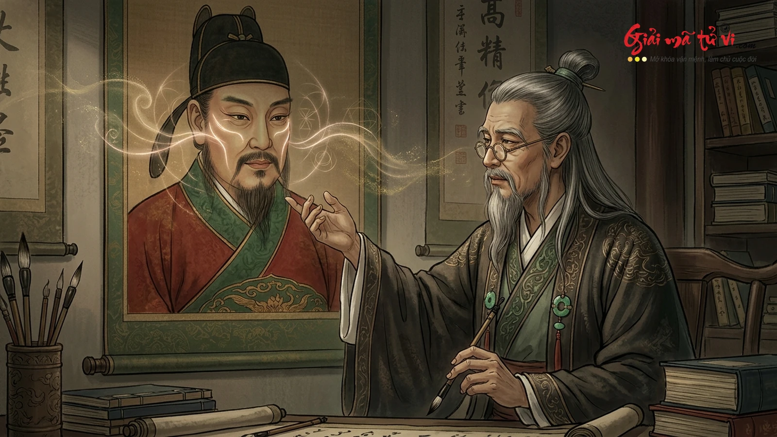 Đồ hình Quyền Tướng Học Toàn Thư – Bậc hiền triết Á Đông quán chiếu cấu trúc Lưỡng Quyền (Đông Nhạc Thái Sơn và Tây Nhạc Hoa Sơn) và thần khí quyền uy trên khuôn mặt