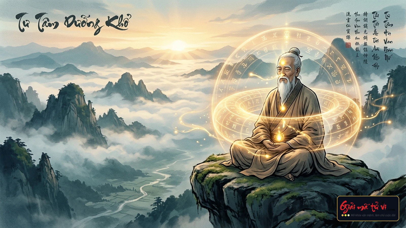 Phác đồ Tu Tâm Dưỡng Khố cải tướng hoán vận trong nhân tướng học Á Đông – Bậc hiền triết thiền định dưỡng khí tụ tài năng lượng sinh học