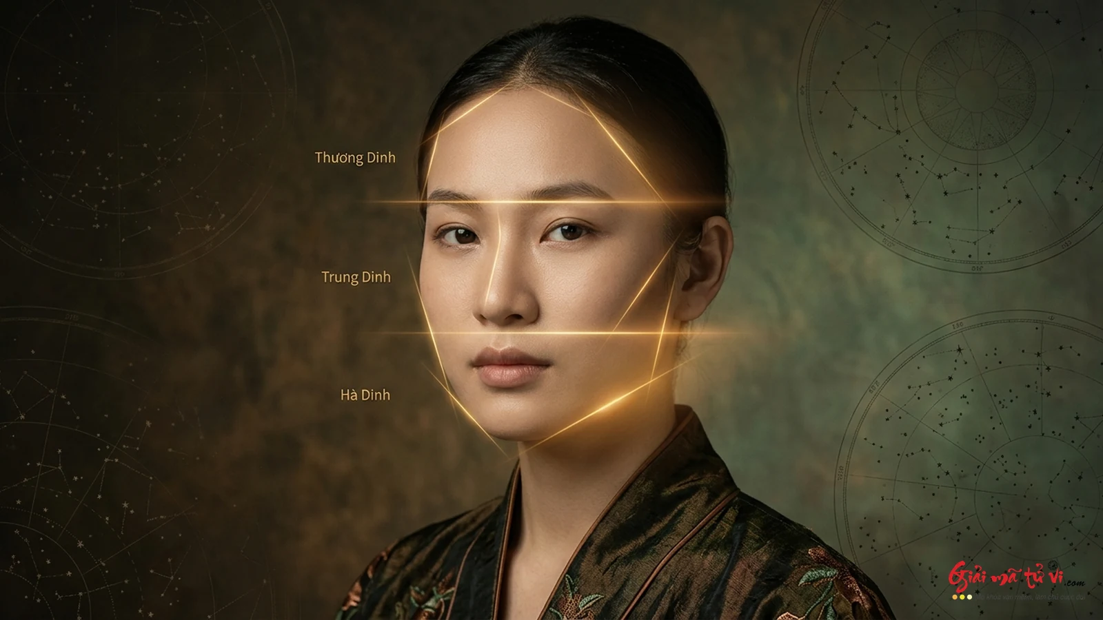 Tam Đình Diễn Tướng - Luận giải Thượng Đình, Trung Đình và Hạ Đình định mệnh 3 giai đoạn đời người