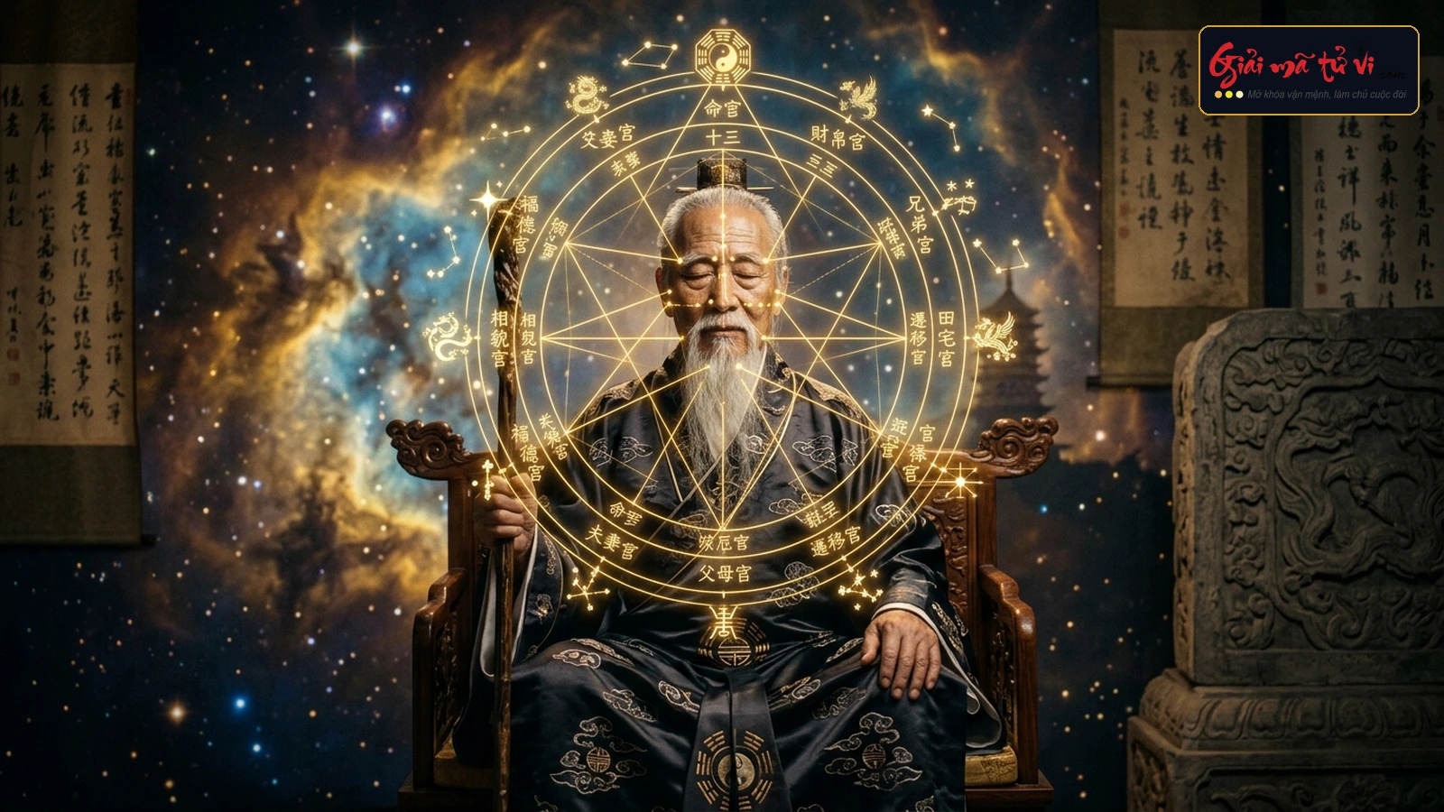 Thập Nhị Cung Tướng Pháp Toàn Thư - Bản đồ 12 cung vị trên khuôn mặt người trong Nhân Tướng Học Á Đông cổ truyền