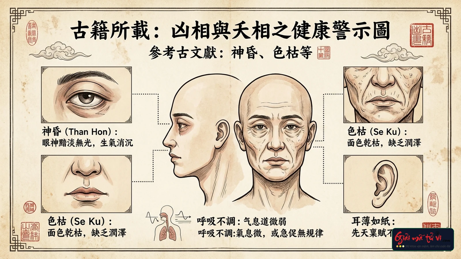 36 đại hung tướng đoản mệnh và biến cố sinh tử ẩn tàng trong nhân tướng học Á Đông