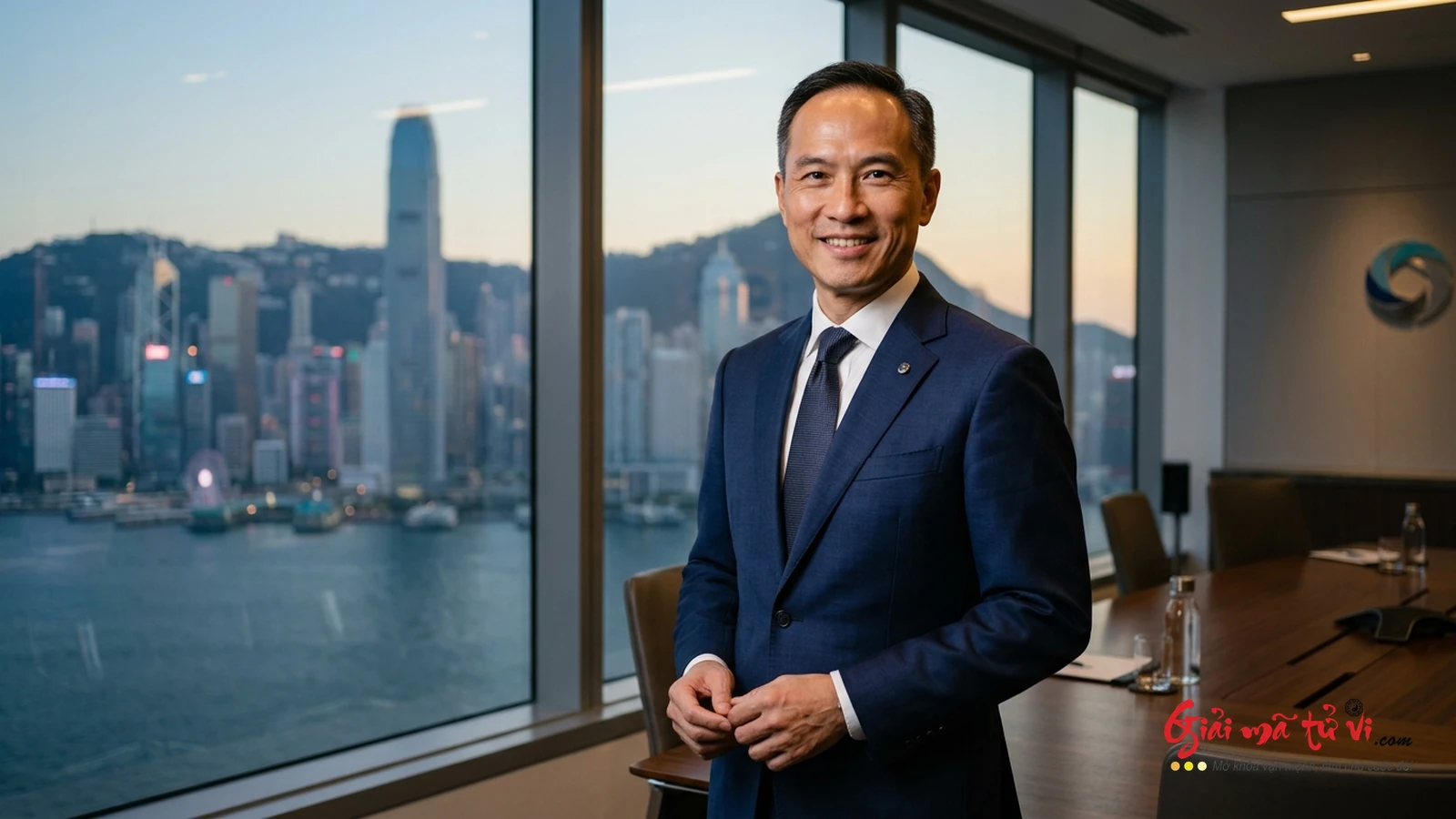 Chân dung nhà lãnh đạo quản trị cấp cao CEO với các nét tướng đĩnh đạc: Trán Thiên Đình rộng phẳng, Thần Nhãn kiên định tàng quang, Quyền Cốt hữu thế và Pháp Lệnh phân minh trong Nhân Tướng Học Doanh Nghiệp