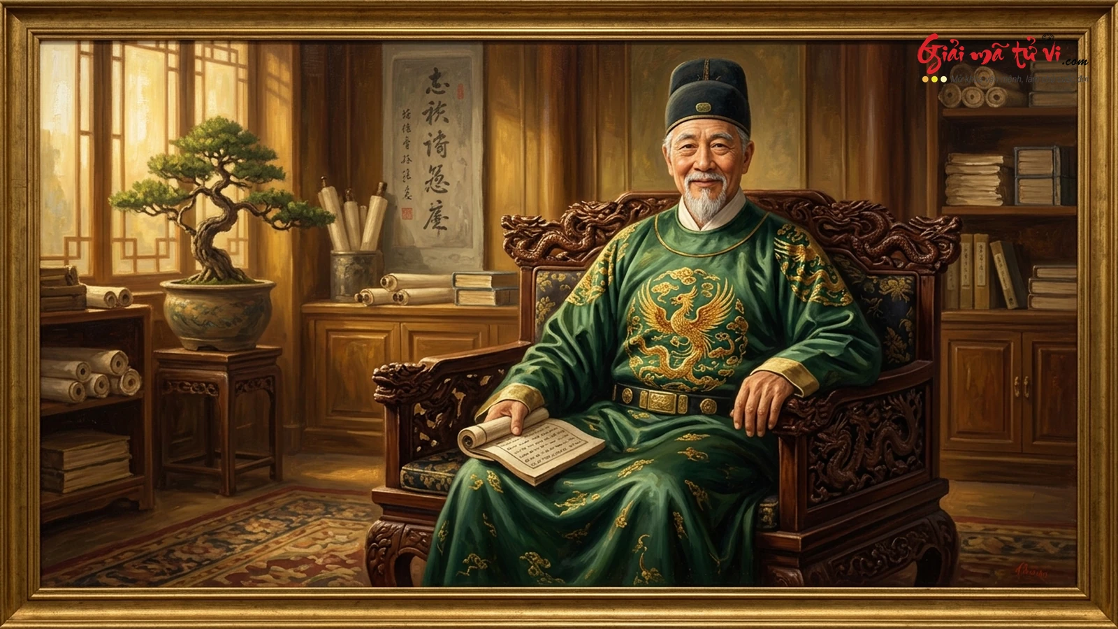 Bậc lãnh đạo ngồi uy nghi vững như Thái Sơn cùng nụ cười hàm tiếu đôn hậu tỏa sáng trí tuệ trong Tọa Tướng và Tiếu Tướng Pháp