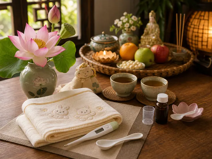 Cầu Bình An Cho Trẻ Nhỏ Hay Ốm: Giữ Vững Tâm An Nhưng Tuyệt Đối Không Bỏ Y Tế