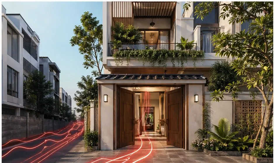 Cách Hóa Giải Hướng Nhà Xấu Tuyệt Mệnh, Ngũ Quỷ Đơn Giản Và Hiệu Quả: nhận diện nhà phạm các hướng xấu như Tuyệt Mệnh, Ngũ Quỷ, Lục Sát hoặc Họa Hại trong hướng nhà và cửa chính