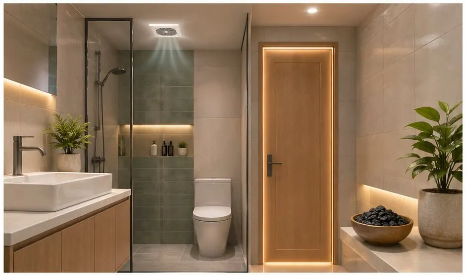 Hóa Giải Nhà Vệ Sinh Giữa Nhà: Cách Giảm Uế Khí Và Ẩm Mốc: quy trình xử lý nhà vệ sinh giữa nhà theo từng bước