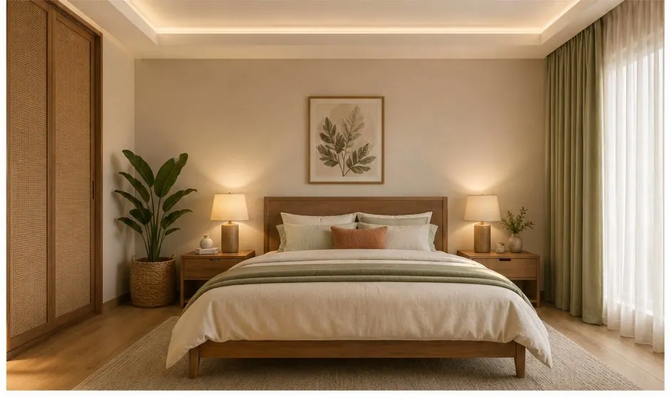 Hóa Giải Xà Ngang Ép Xuống Giường Ngủ Để Tránh Áp Lực Và Mất Ngủ: vật phẩm và bố cục hỗ trợ giảm cảm giác bị đè nén, cải thiện giấc ngủ và tạo thế giường ổn định hơn