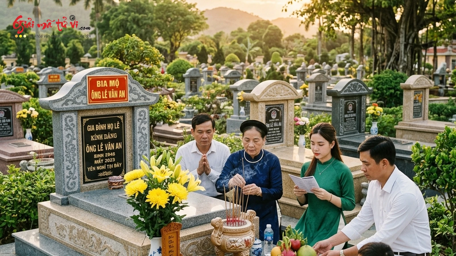 Nhận diện mộ kết mộ phát phong thủy âm trạch và nghi lễ cải táng sang cát tạ mộ chuẩn trang nghiêm cổ pháp