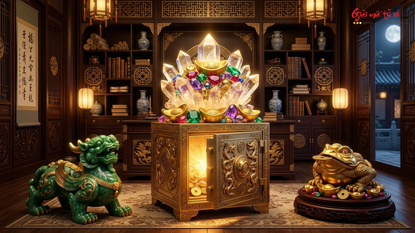 Phong Thủy Két Sắt & Tụ Bảo Bồn Toàn Thư Tài Khố Tụ Khí Cung Tài Lộc Vận 9