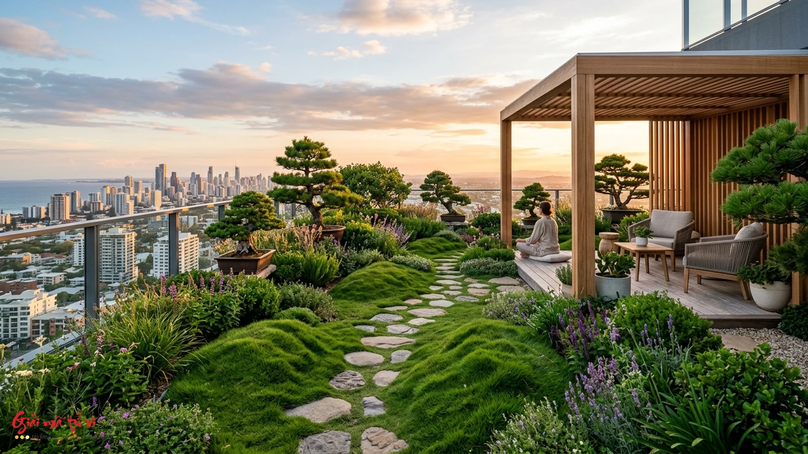 Vườn Chân Mây Sky Garden Trên Mái Penthouse Sky Villa Tiếp Địa Sinh Học Biophilic