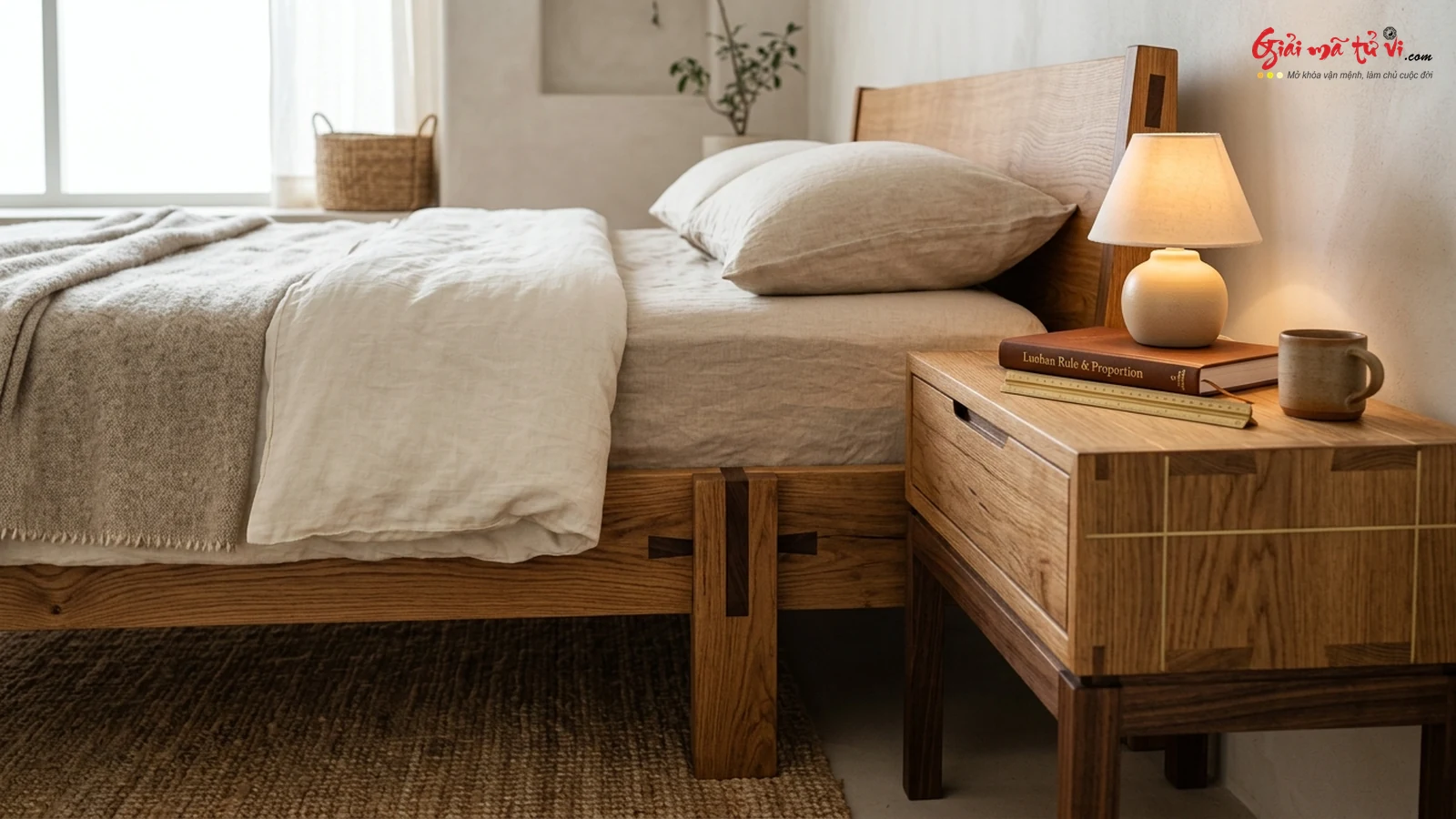 Bảng tra kích thước giường ngủ chuẩn Thước Lỗ Ban 42.9cm nội thất tài lộc
