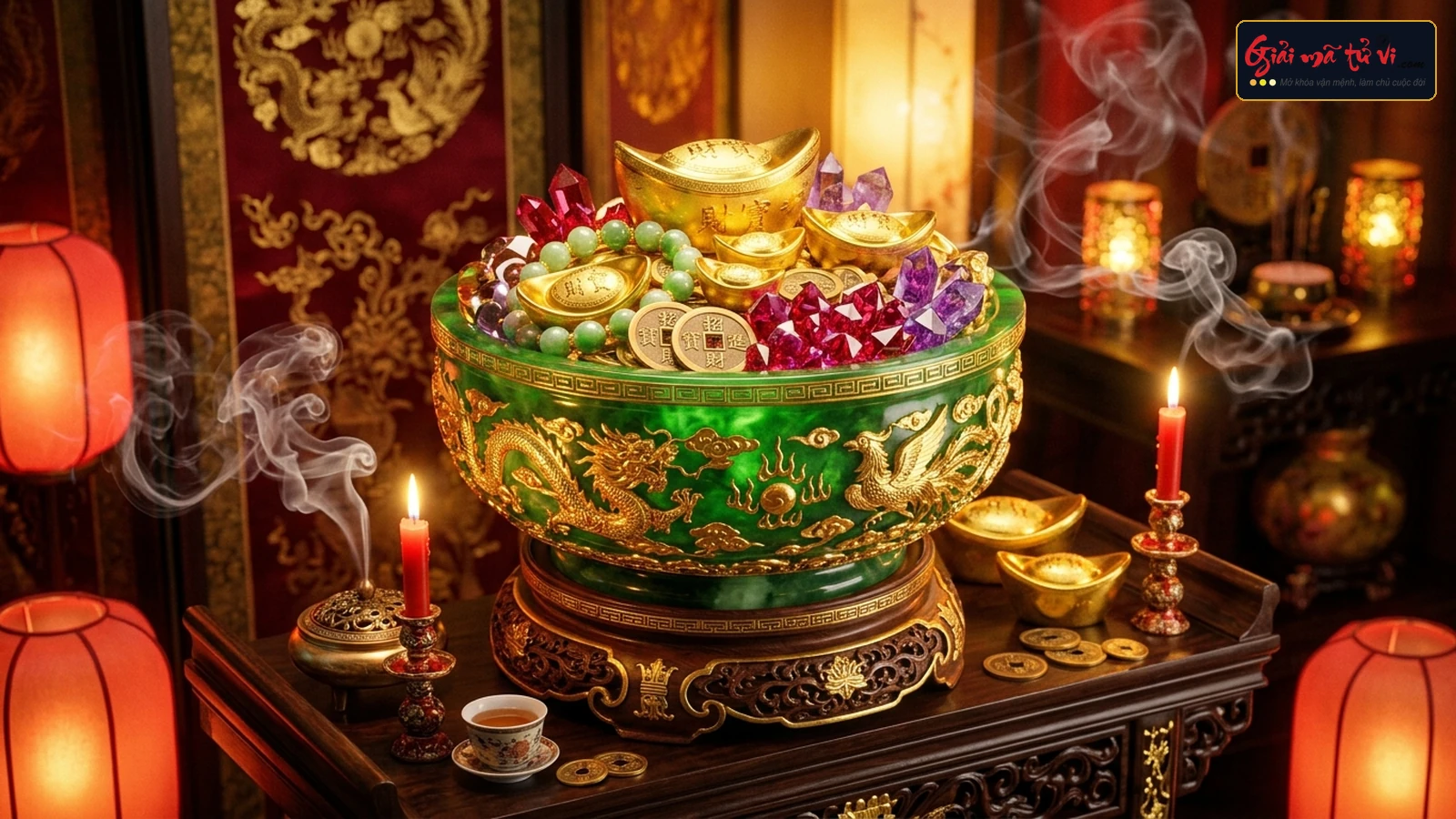 Cốt Thất Bảo nạp móng nhà và bát hương tụ bảo bồn chuẩn cổ pháp
