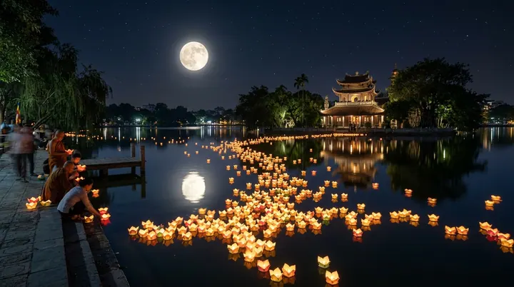Người dân trật tự chiêm bái vãng cảnh chùa chiền đầu xuân cầu quốc thái dân an và gia đạo hòa thuận