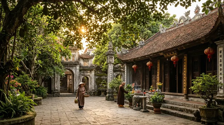 Khuyên bỏ tiền công đức đúng hòm thay vì rải tiền lẻ phản cảm.