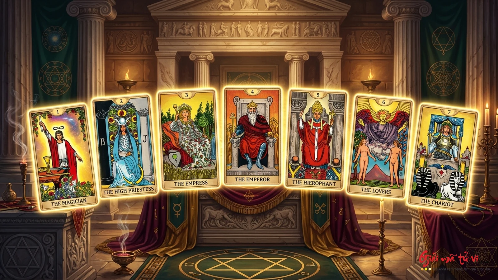 Tầng nhận thức thứ nhất trong Hành trình Kẻ Ngốc từ The Magician đến The Chariot