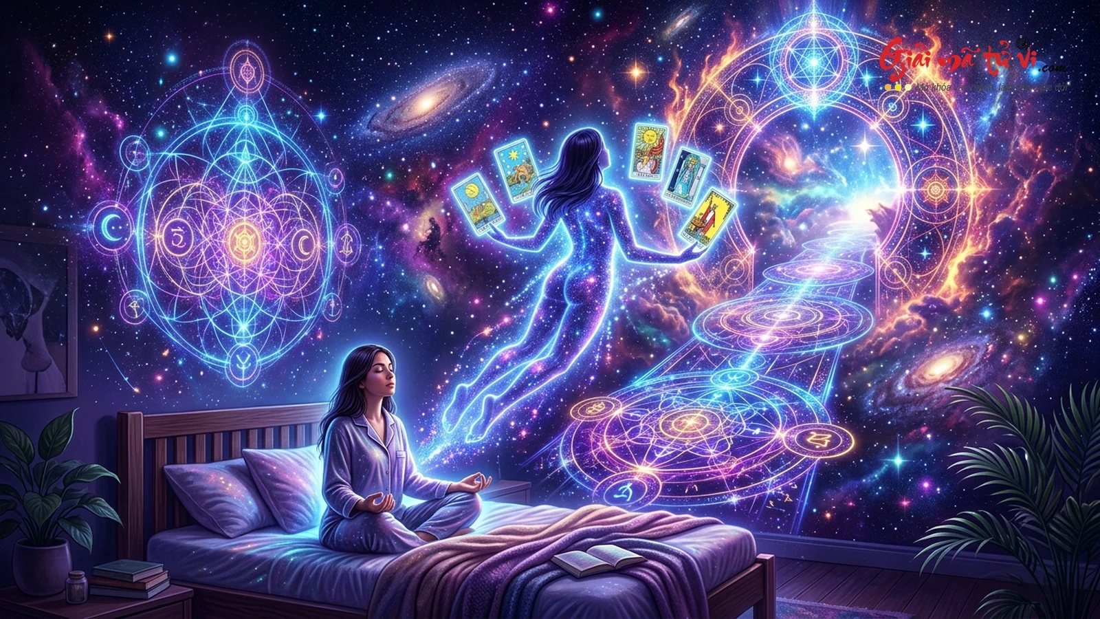 Kỹ thuật kích hoạt giấc mơ sáng suốt Lucid Dreaming và khám phá thể vía cùng Tarot