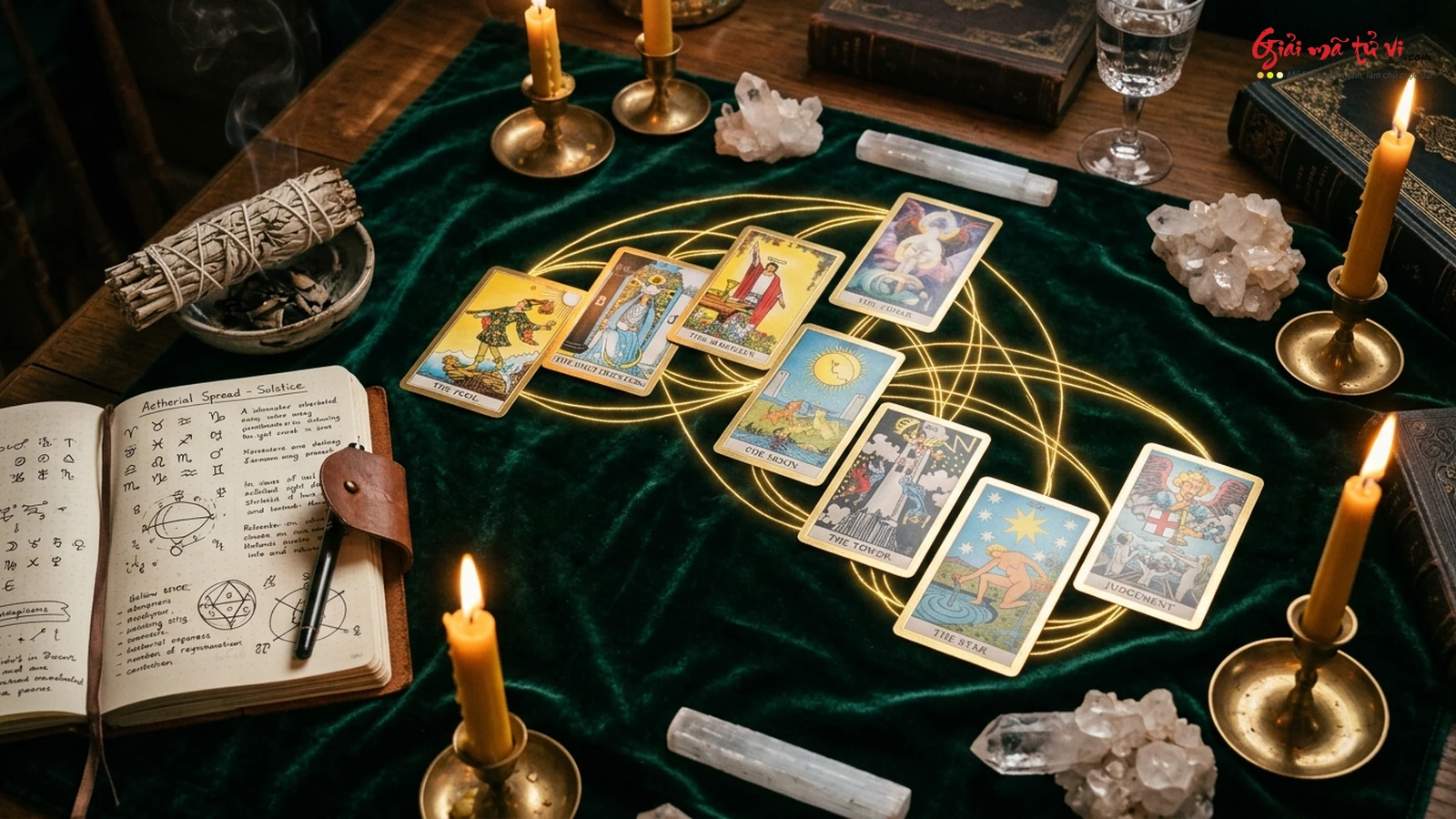 Kỹ thuật thiết lập bàn đọc Sắp đặt Gia đình thu nhỏ (Tabletop Constellation): Phân tích hướng nhìn, khoảng cách không gian và các vị trí đại diện dòng họ