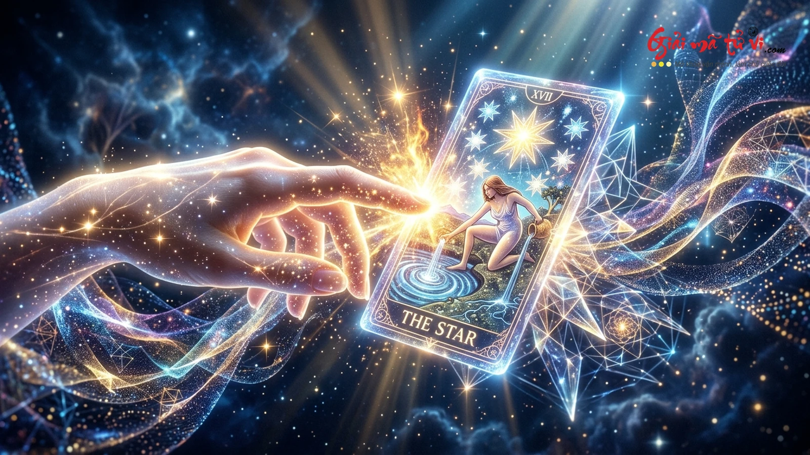 Khoảnh khắc Sụp đổ Hàm sóng Xác suất (Wave-Function Collapse) khi lật bài Tarot dưới Hiệu ứng Người quan sát