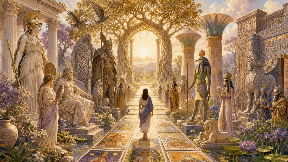 Tarot và thần thoại cổ điển trong thánh đường đa văn hóa