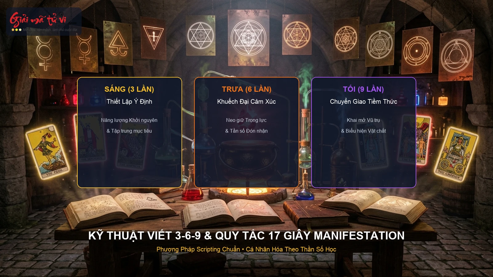 Kỹ thuật viết 3-6-9 Scripting Method và Quy tắc 17 giây Manifestation Thần số học