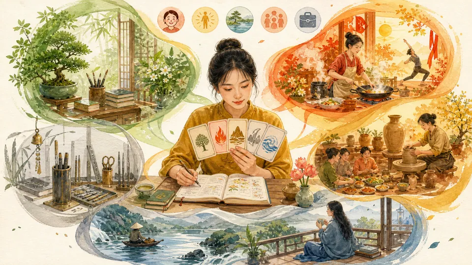 Năm ngũ hành như ngôn ngữ biểu tượng linh hoạt cho hoạt động hằng ngày