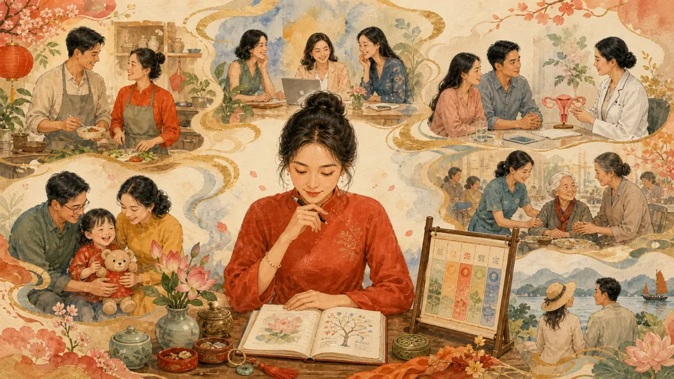 Các lựa chọn quan hệ gia đình và sinh sản được cân nhắc bằng giao tiếp sức khỏe và giá trị cá nhân