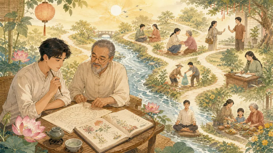 Dùng biểu tượng Tử Vi để phản tư về hành động hệ quả và lựa chọn trong hiện tại