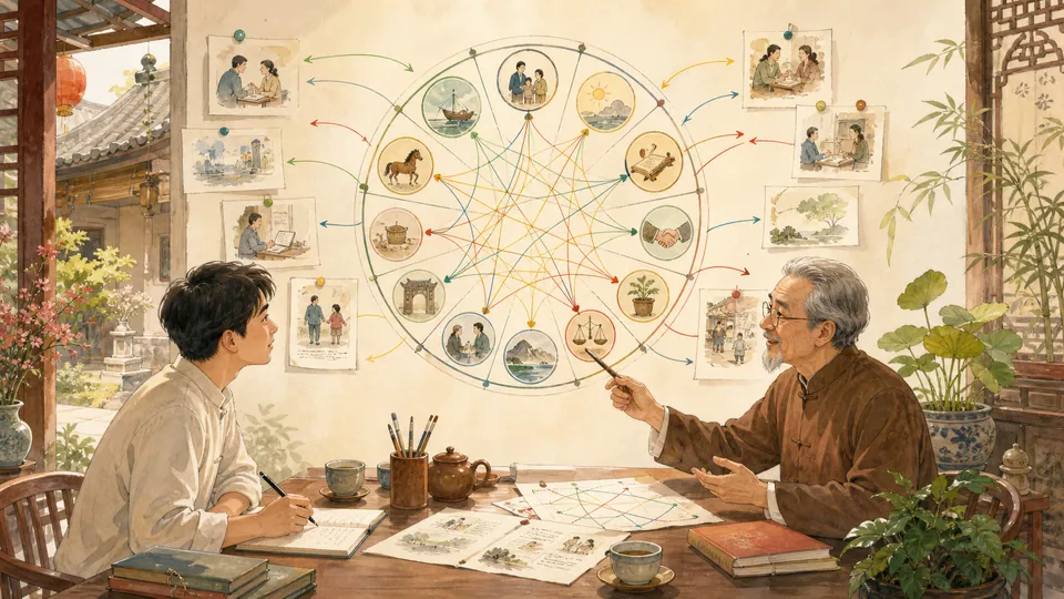 Mạng lưới mười hai cung được dùng như hệ ký hiệu để đặt câu hỏi và đối chiếu đời sống