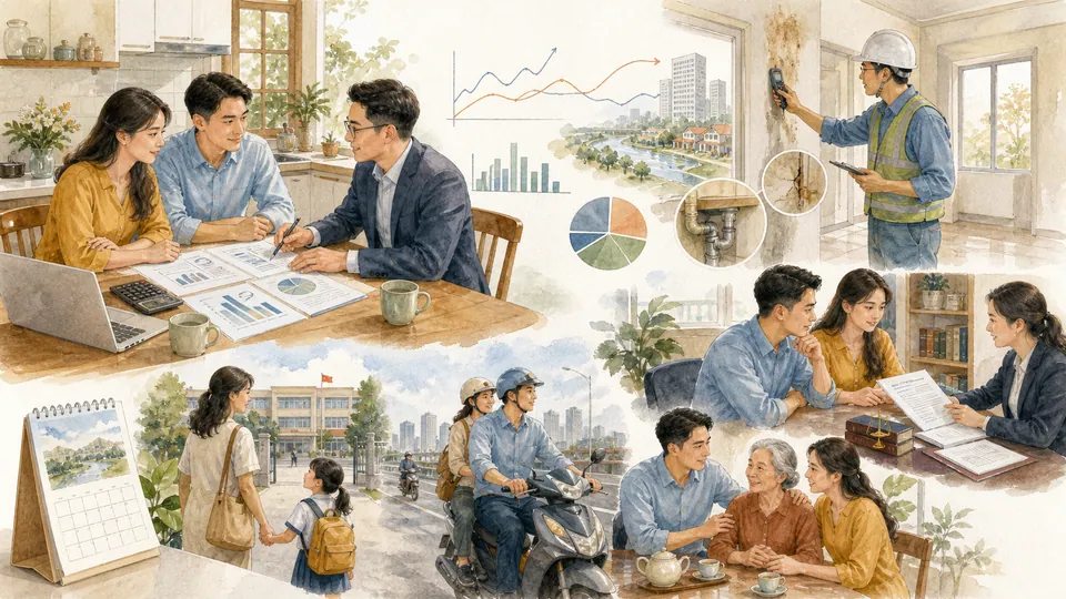 Quyết định thời điểm giao dịch dựa trên khả năng chi trả pháp lý kiểm định và nhu cầu gia đình