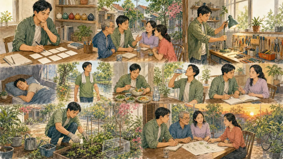 Bảy thực hành gồm xác định vấn đề trao đổi điều chỉnh chăm sóc học thử và rà soát