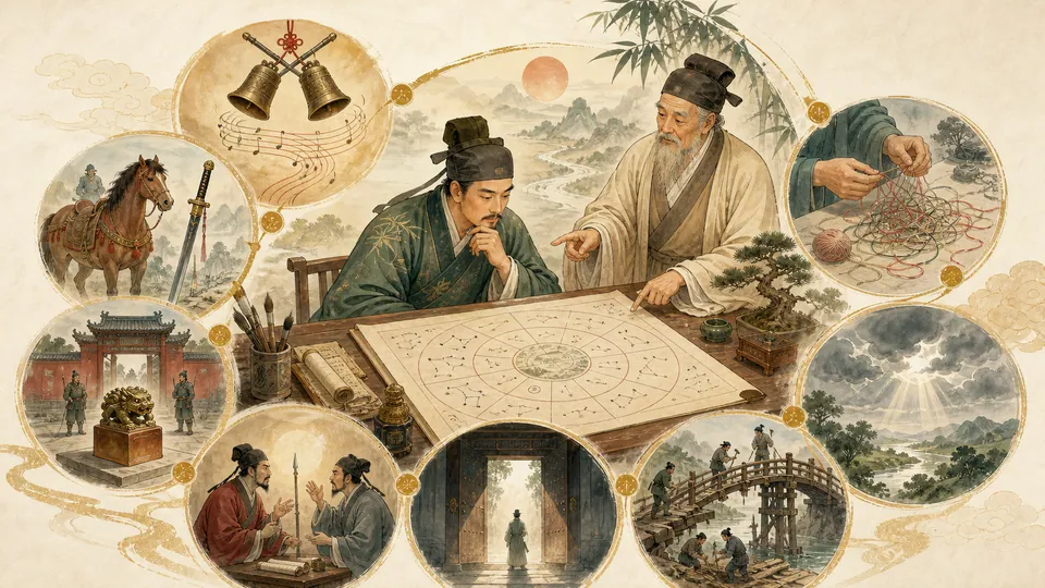 Tám nhóm biểu tượng thử thách trong Tử Vi được dùng như gợi ý thận trọng và chuẩn bị