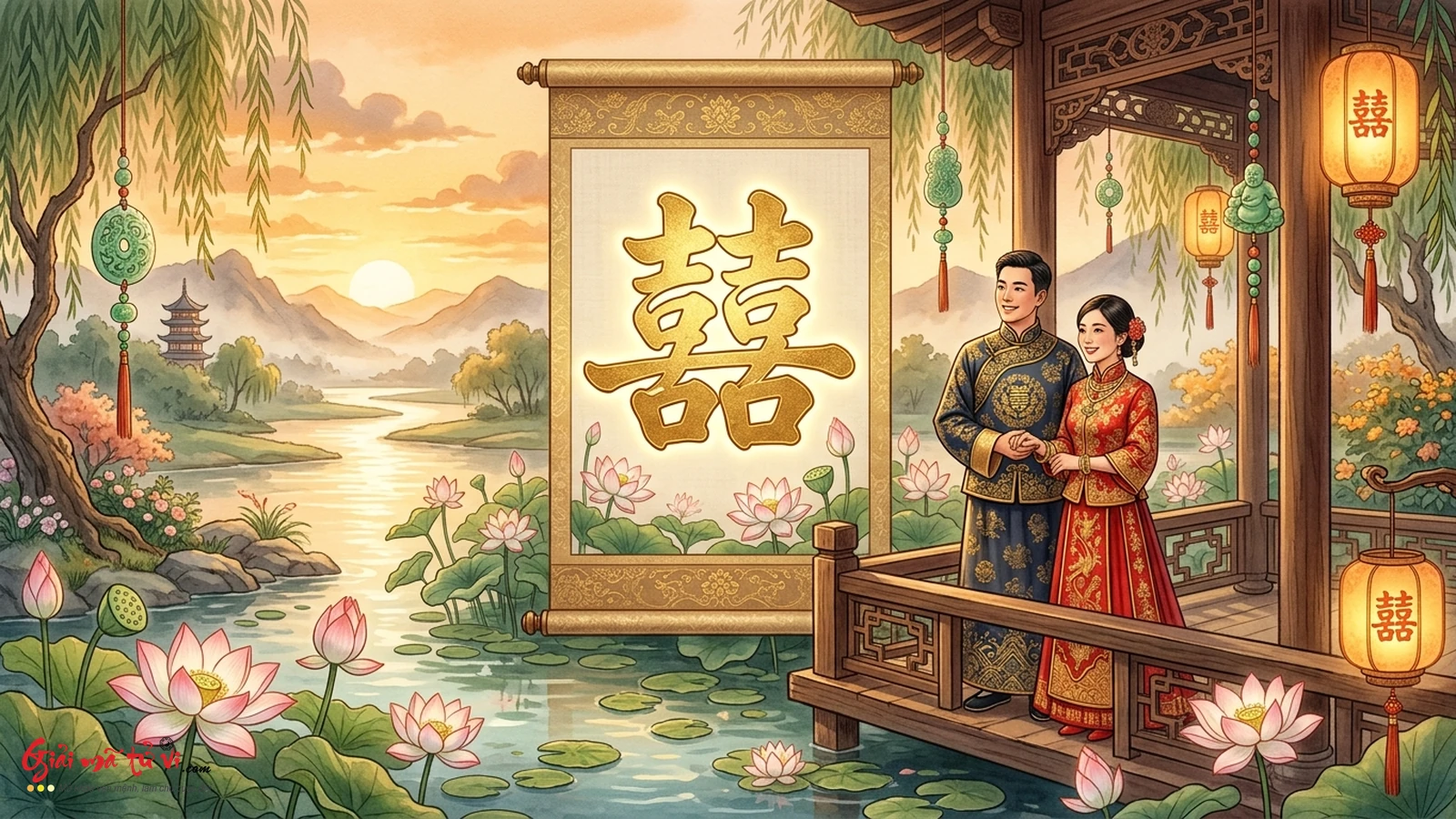Ứng dụng tâm thái an nhiên và nghệ thuật hòa hợp cung phu thê trong hôn nhân