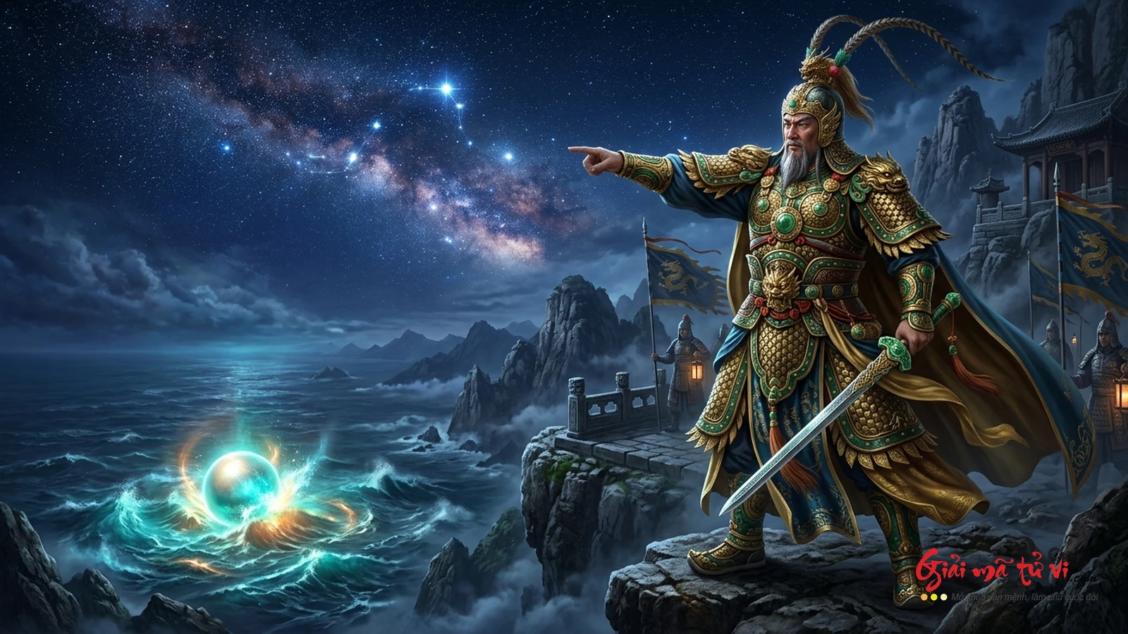 Thất Sát Triều Đẩu & Minh Châu Xuất Hải – Khí phách thống soái vạn quân và viên ngọc sáng rực đáy biển sâu danh vang bốn bể