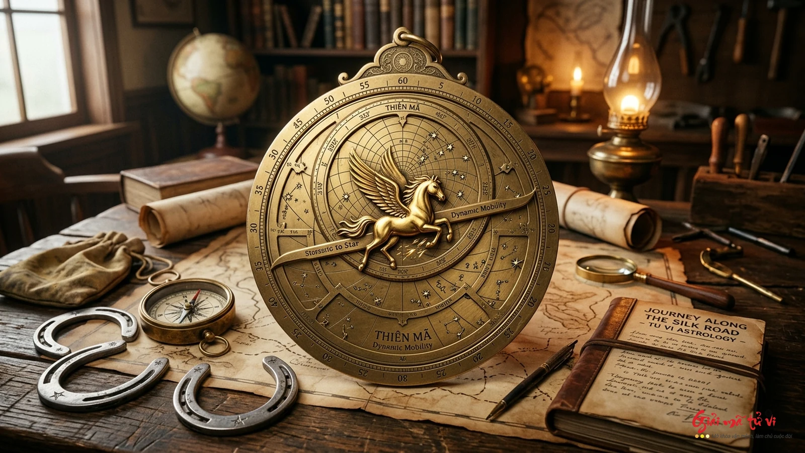 Sơ đồ phân tích các tổ hợp cách cục nổi tiếng của sao Thiên Mã trên lá số