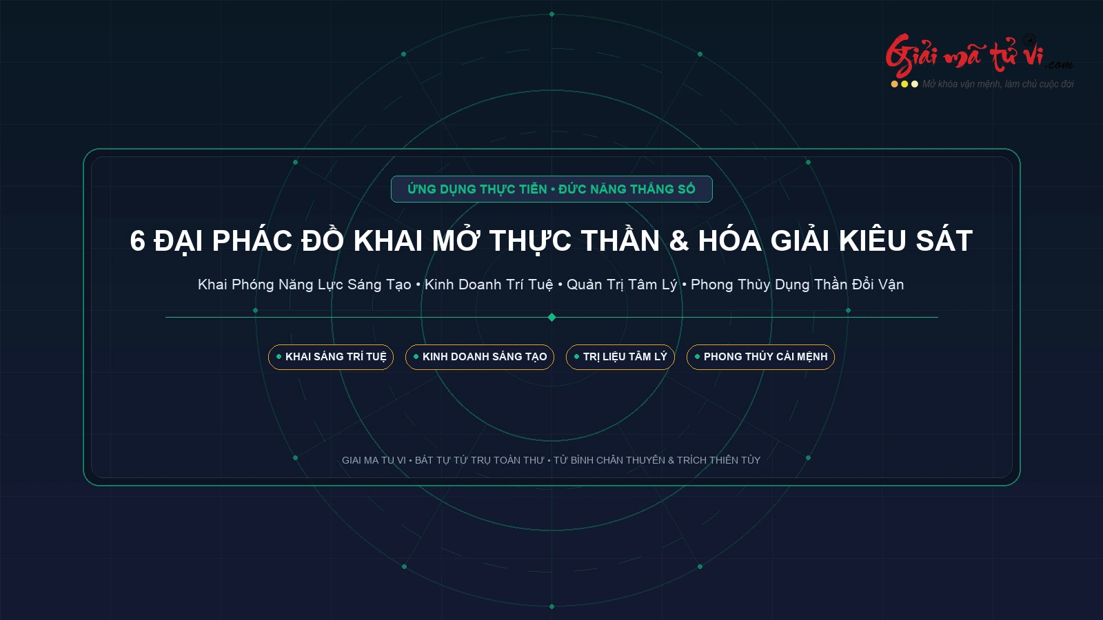6 Phác Đồ Tu Dưỡng Tâm Tính Và Ứng Dụng Phong Thủy Hóa Giải Kiêu Thần Đoạt Thực Kích Hoạt Thực Thần Sinh Tài